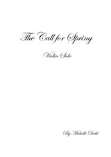 The Call for Spring (piano reduction)